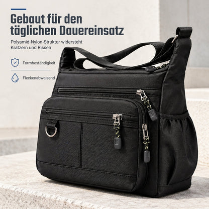 Herren Umhängetasche mit großem Fassungsvermögen, langlebige Business Casual Schultertasche mit mehreren Taschen