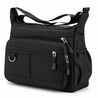 Herren Umhängetasche mit großem Fassungsvermögen, langlebige Business Casual Schultertasche mit mehreren Taschen