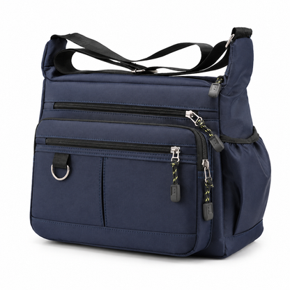 Herren Umhängetasche mit großem Fassungsvermögen, langlebige Business Casual Schultertasche mit mehreren Taschen