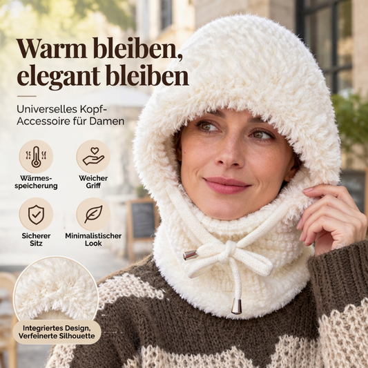 Warme Outdoor-Strickbalaklava für Damen