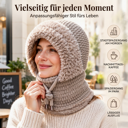Warme Outdoor-Strickbalaklava für Damen