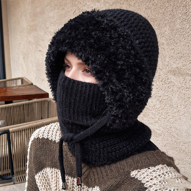 Warme Outdoor-Strickbalaklava für Damen