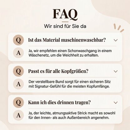 Warme Outdoor-Strickbalaklava für Damen