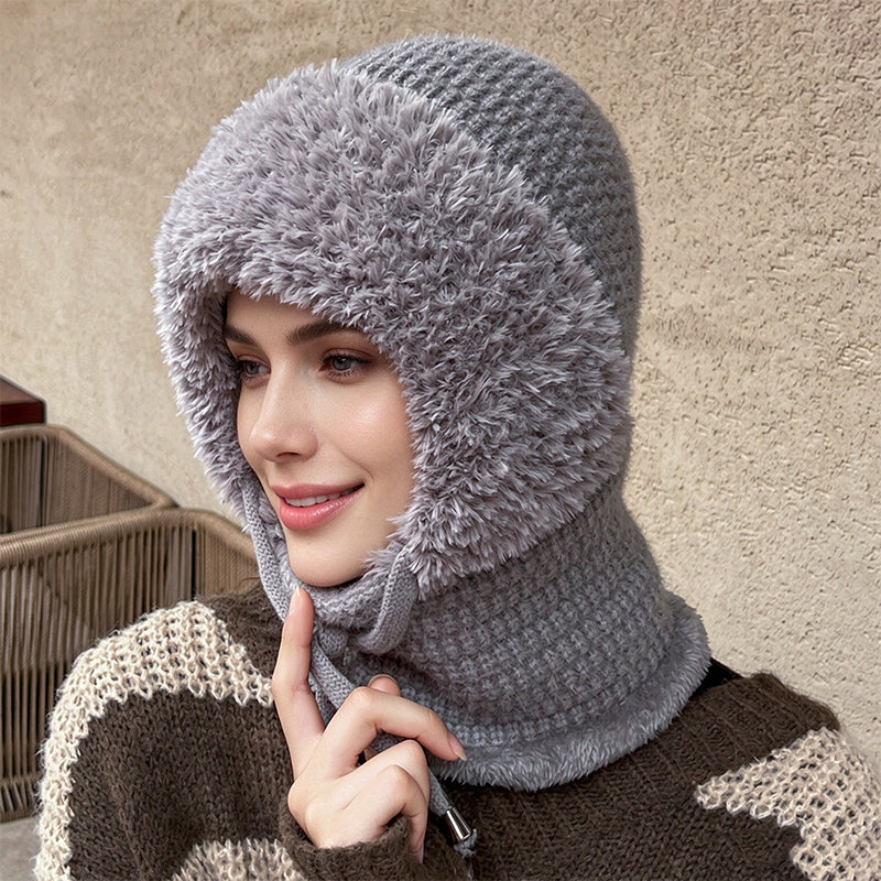 Warme Outdoor-Strickbalaklava für Damen