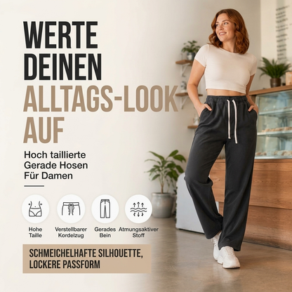 📢🎉50%Rabatt!!!🛍️✨Wärmegefütterte geradbeinige Denim-Jeans für Damen