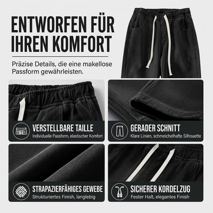 📢🎉50%Rabatt!!!🛍️✨Wärmegefütterte geradbeinige Denim-Jeans für Damen