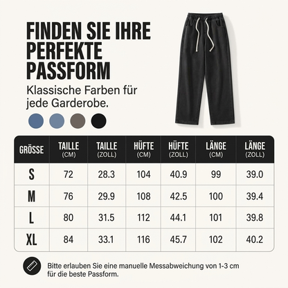 📢🎉50%Rabatt!!!🛍️✨Wärmegefütterte geradbeinige Denim-Jeans für Damen