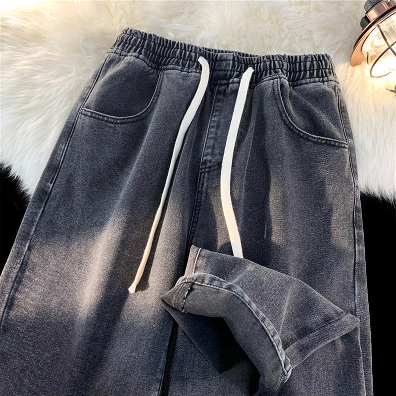 📢🎉50%Rabatt!!!🛍️✨Wärmegefütterte geradbeinige Denim-Jeans für Damen