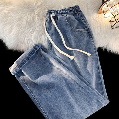 📢🎉50%Rabatt!!!🛍️✨Wärmegefütterte geradbeinige Denim-Jeans für Damen