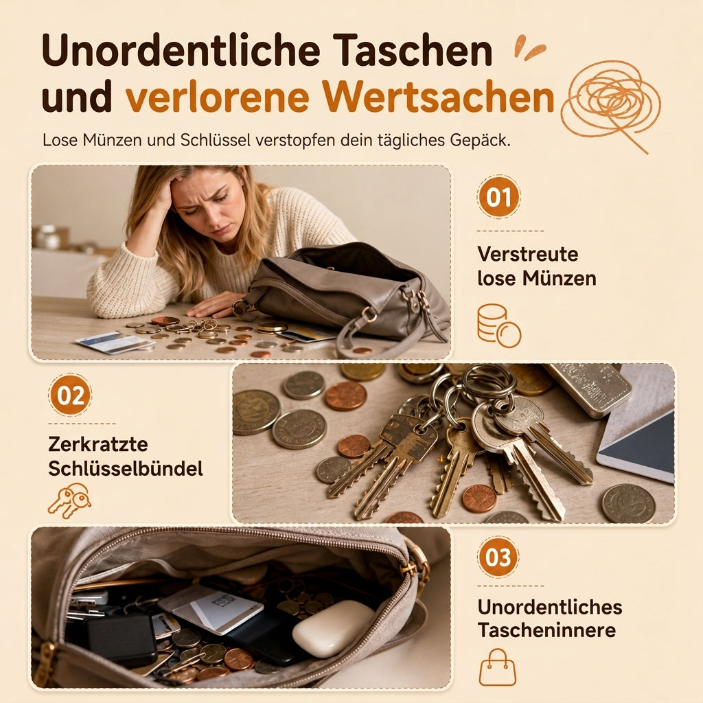 Niedliches Patchwork-Katzen-Münzfach und tragbarer Kartenhalter – kleine, kreative Geldbörse für Mädchen