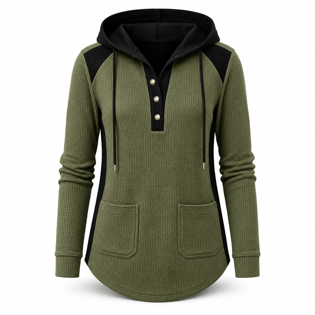 ⏰Letzte Chance! Jetzt zugreifen!⏰ Damen lässiger Strick-Sweatshirt mit V-Ausschnitt