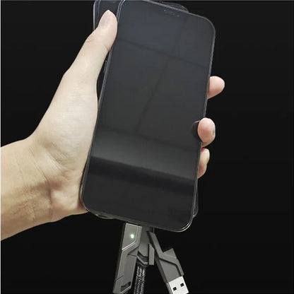 🔥4-in-1 flaches, geflochtenes Anti-Tangle-Ladekabel mit Klettverschluss🔥（Kaufen Sie einen, erhalten Sie einen gratis）