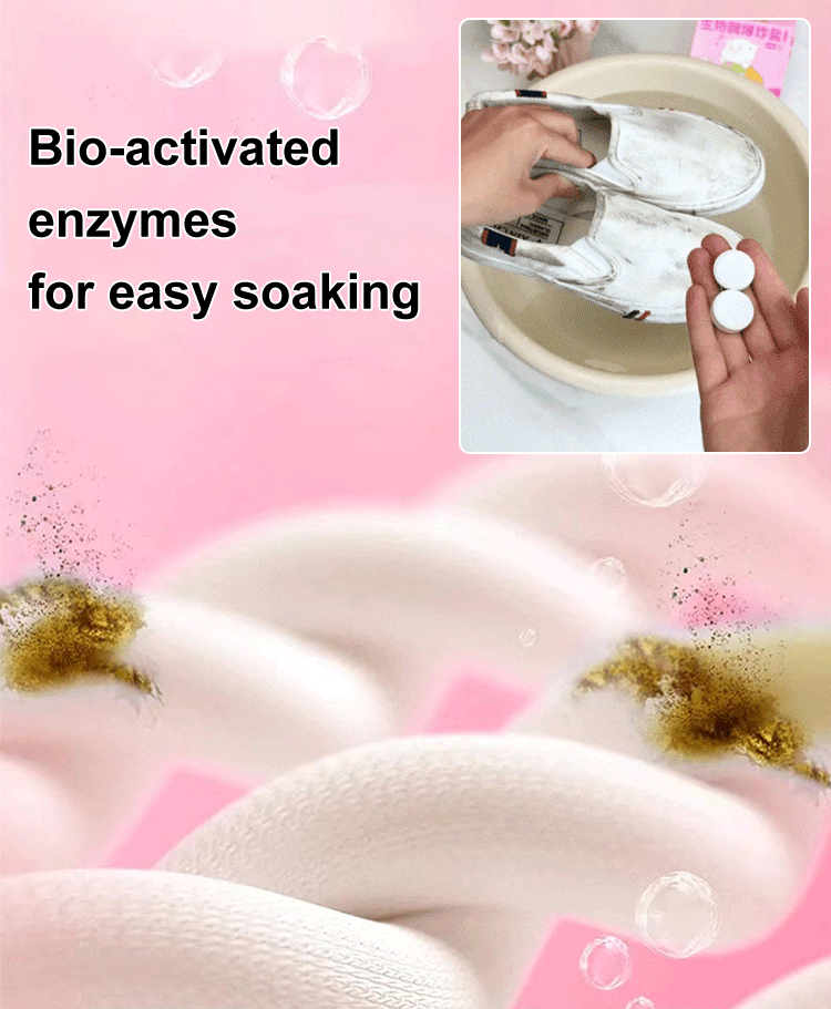 ✨ Explodierte Salzbrausetabletten, vielseitig einsetzbar, wirksame und sichere Fleckenentfernung